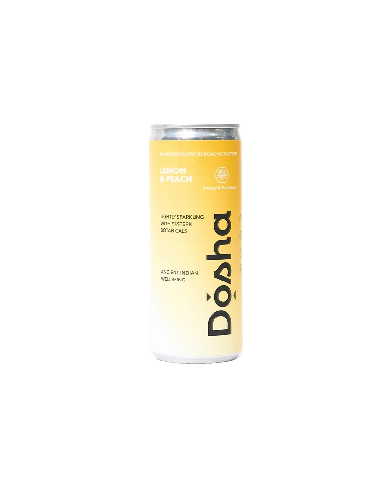 Lemon & Peach Soda: Natural Energy & Gut Health