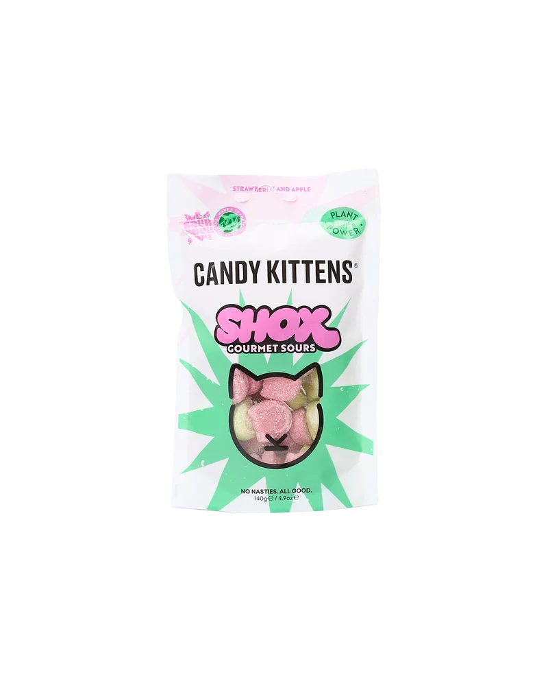 Extra Sour Strawberry & Apple Vegan Sweets