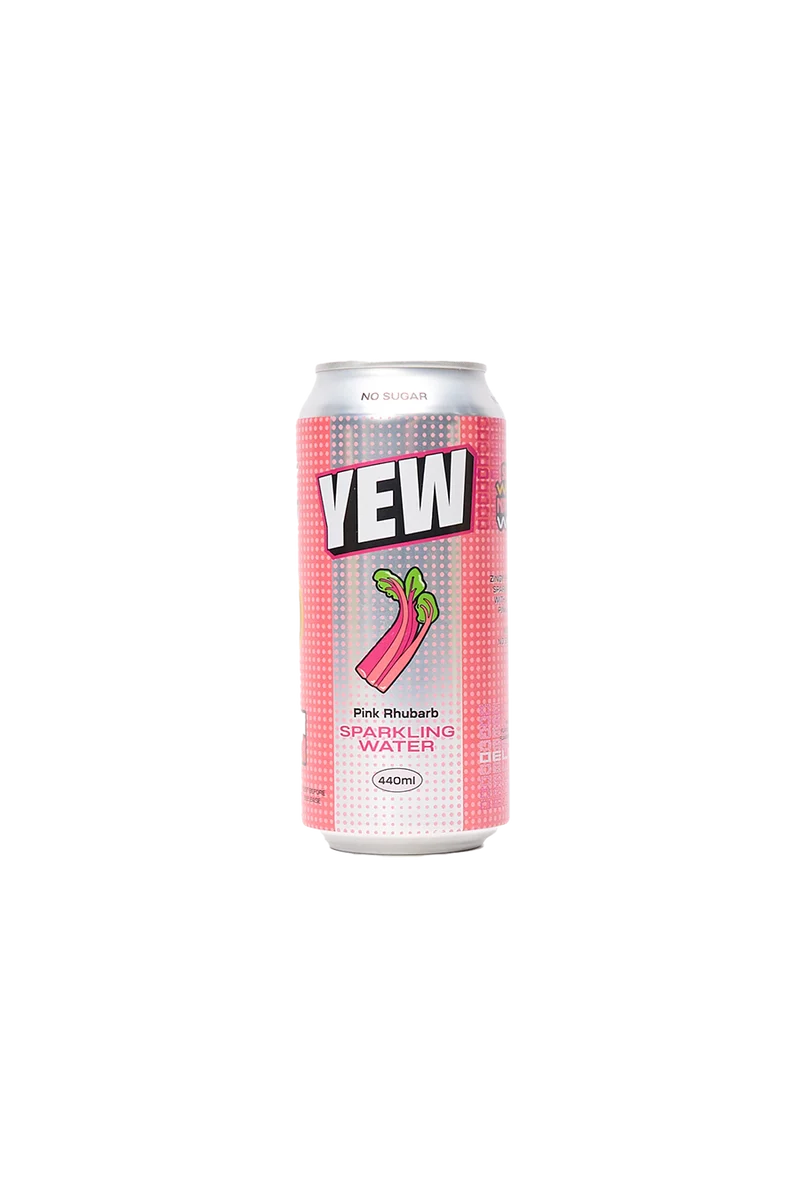 Pink Rhubarb Sparkling Water
