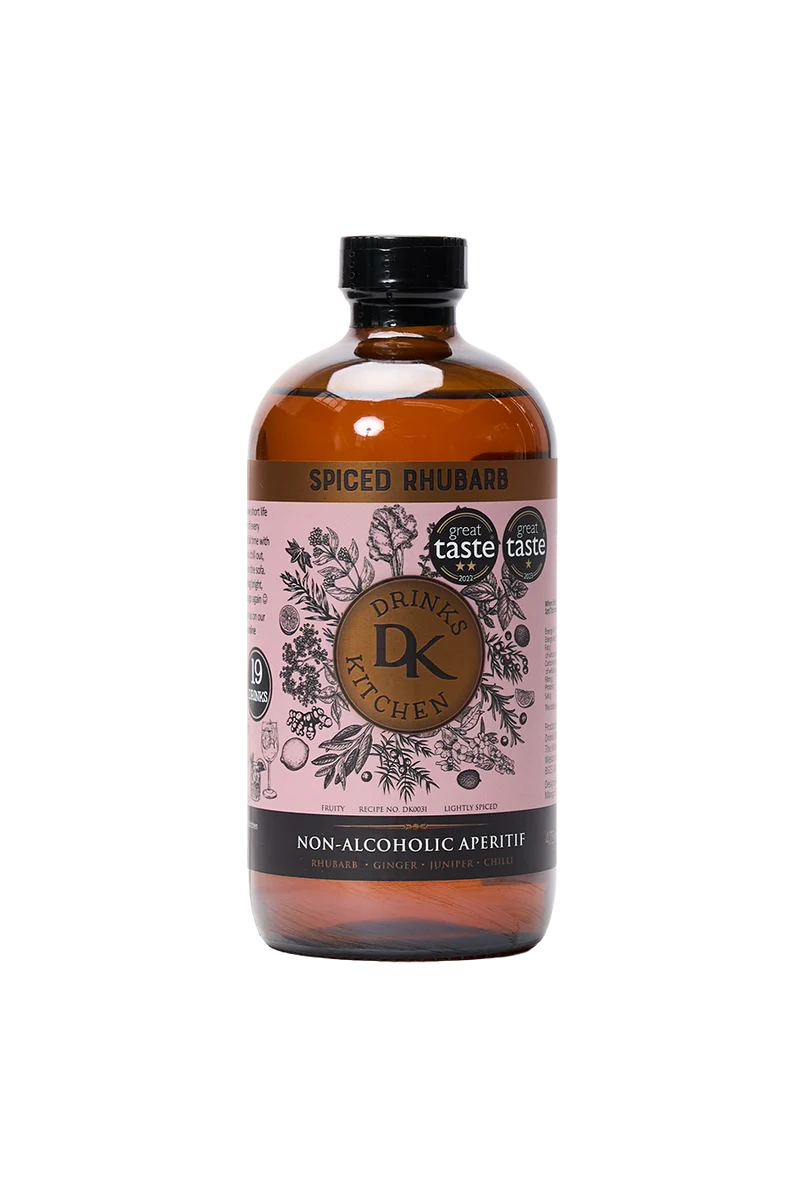 Spiced Rhubarb: Non-Alcoholic Aperitif