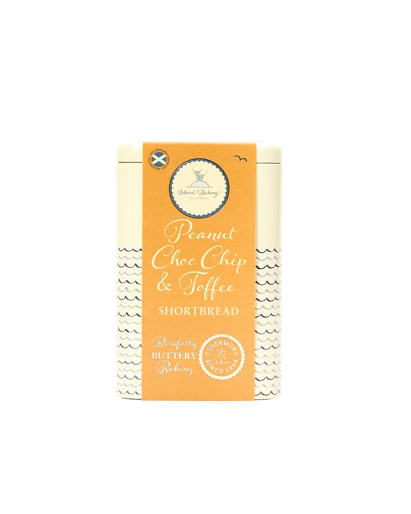 Peanut, Choc-Chip & Toffee Shortbread Tin