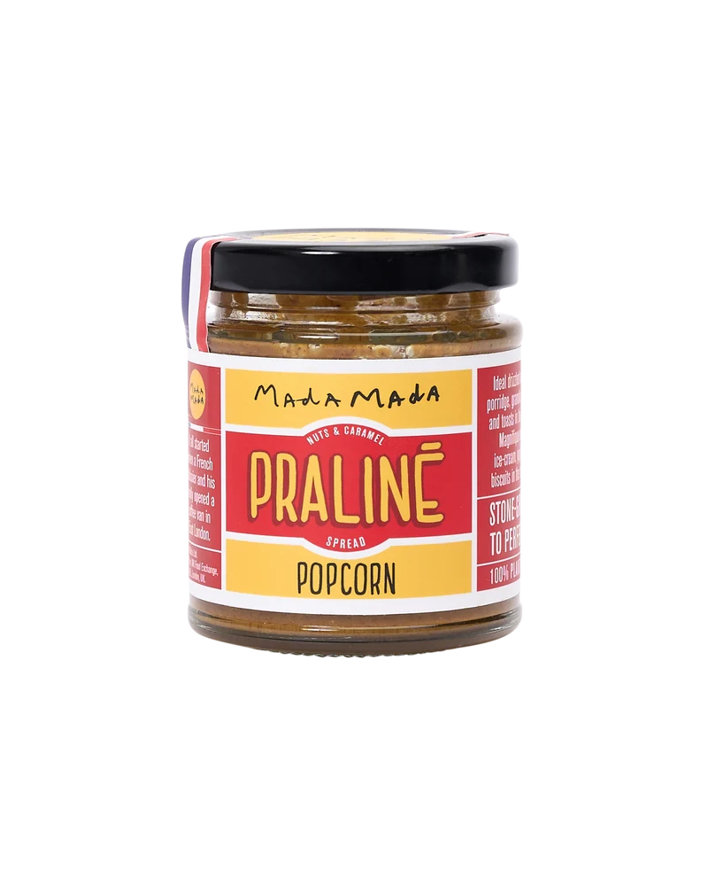 Popcorn Praliné: Caramel Nut Spread