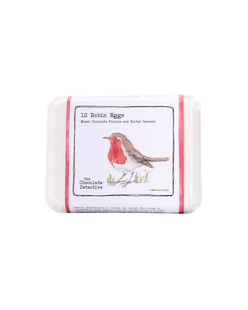 Robin Eggs: Hazelnut Praline Milk Chocolate Eggs