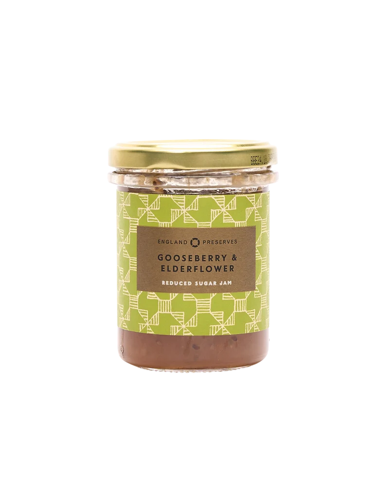 Gooseberry & Elderflower Low-Sugar Jam