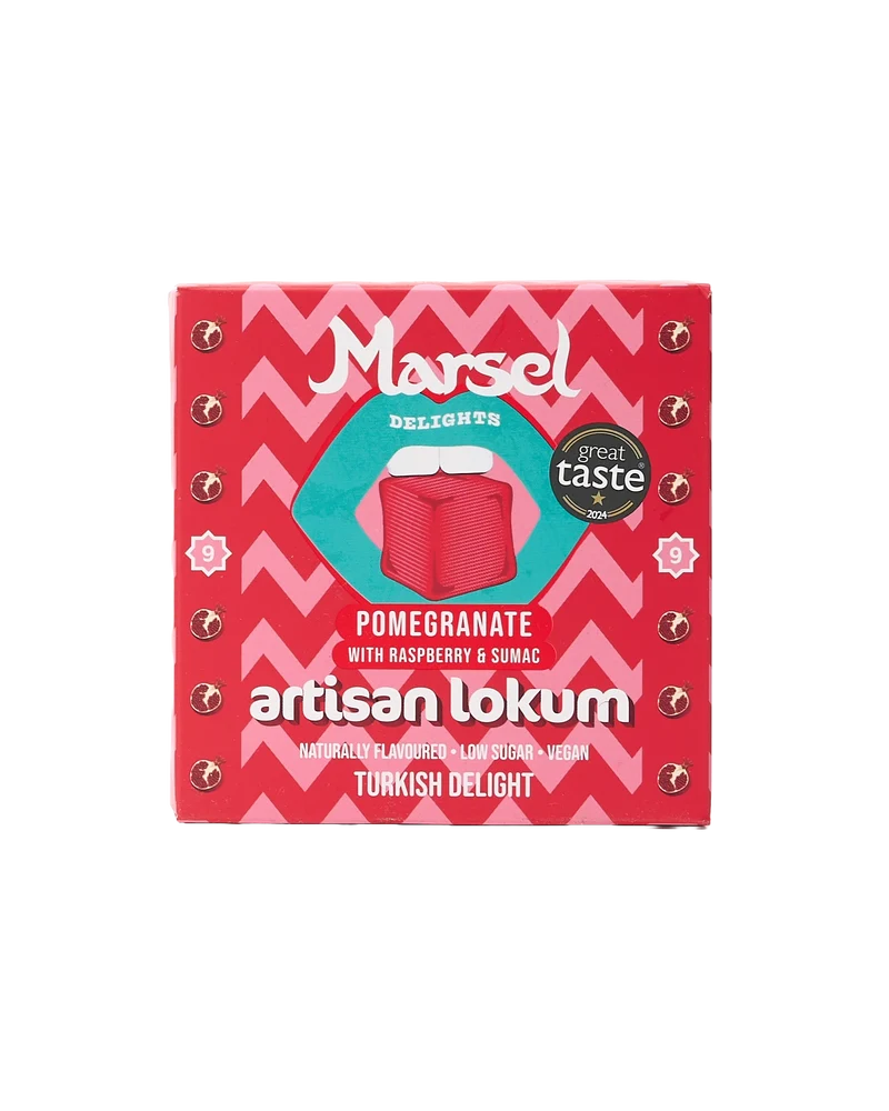 Pomegranate, Raspberry & Sumac Lokum Turkish Delights