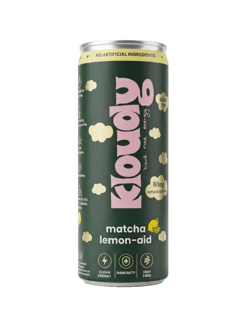 Kloudy Matcha Lemon Aid - Healthy Energy Drink