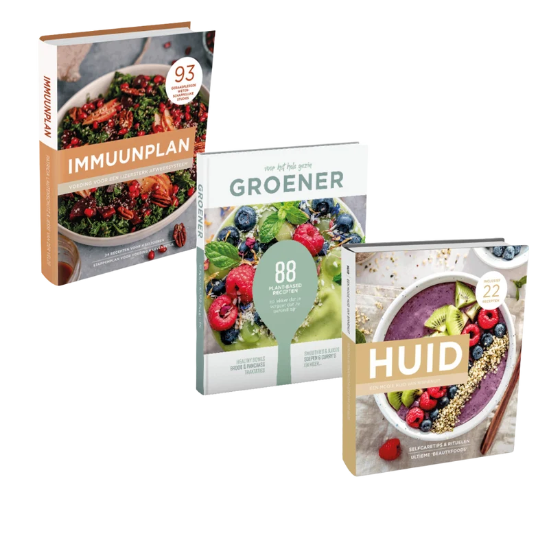 Immuunplan, GROENER, en HUID - (3 boeken)