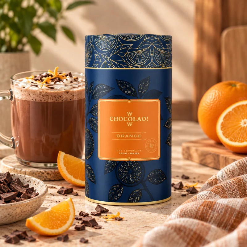 Orange - Hot Chocolate Mixture - 250g