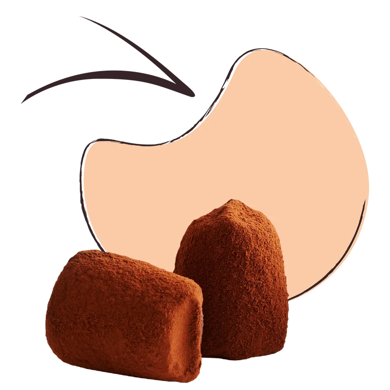 Bulk Cocoa Dusted Chocolate Truffles - Wholesale & Hospitality box - 3KG