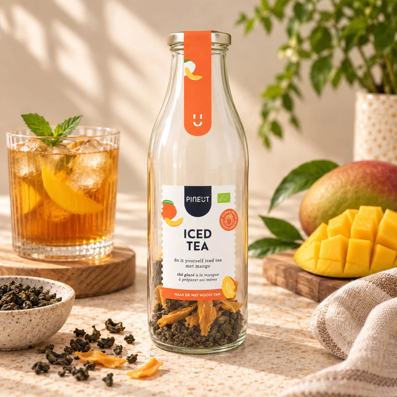 Iced Tea | mango & groene thee | zomerdrankje
