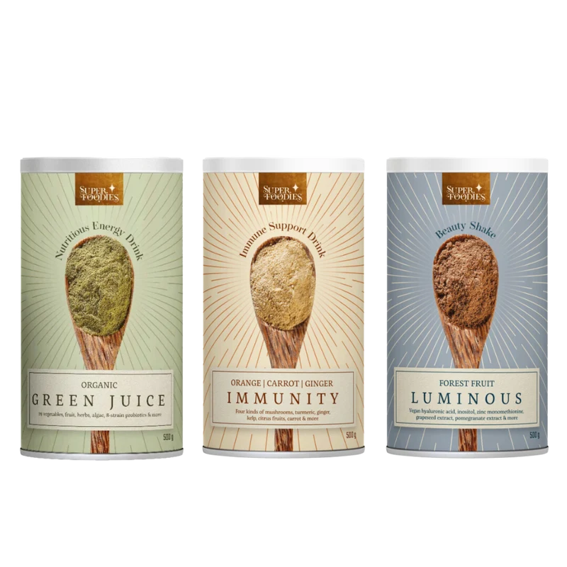 Triple deal: Green Juice + Immunity Support + Luminous