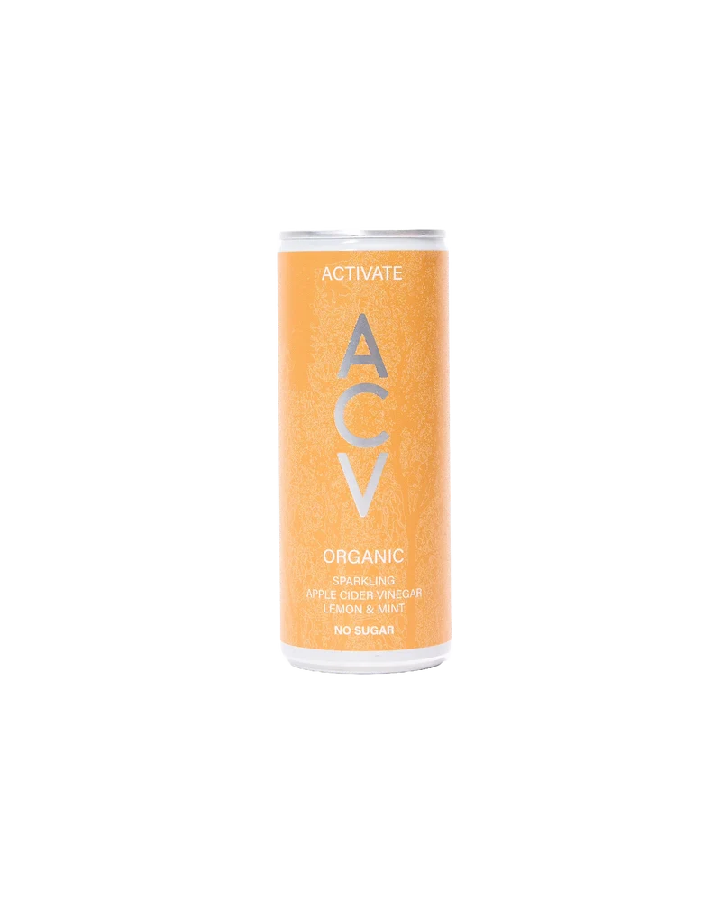 Activate: Lemon-Mint & Apple Cider Vinegar Soda