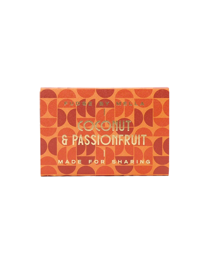 Coconut & Passionfruit Fudge