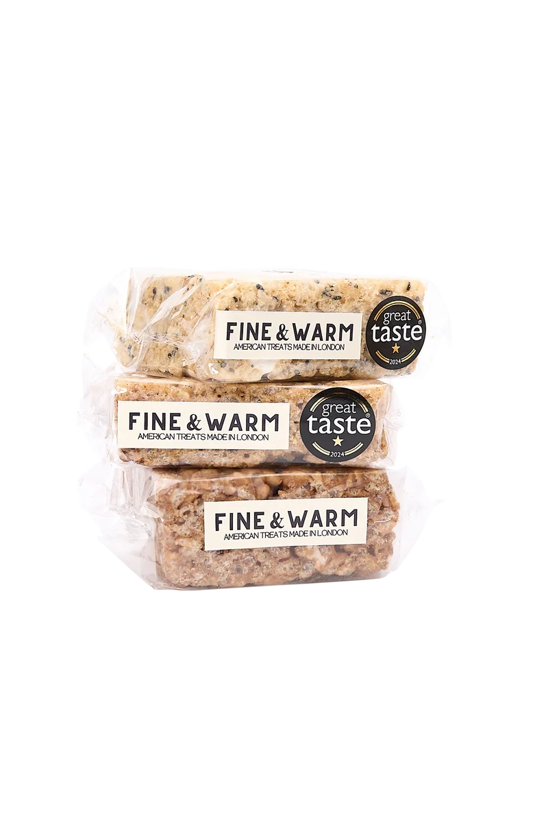 Crispy Rice Treats Trio Box: Cinnamon-Toast, Brown-Butter & Black-Sesame