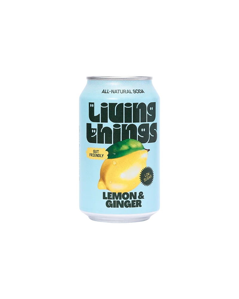 Lemon & Ginger Prebiotic Soda