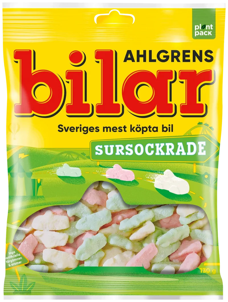 Ahlgrens Bilar snoepjes - Sursockrade