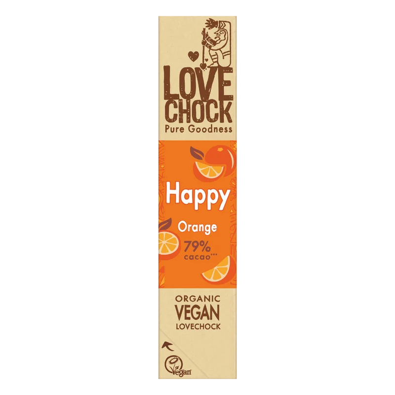 Chocolade Happy Orange - BIO - Lovechock