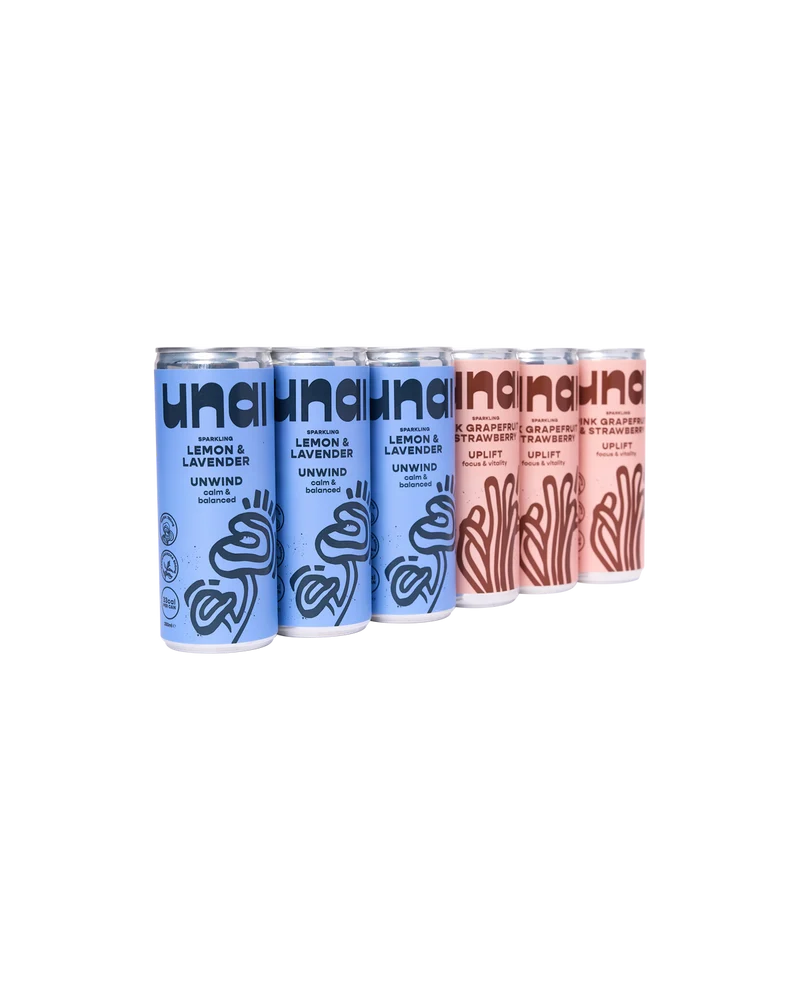 Adaptogenic Soda Bundle: Grapefruit-Strawberry & Lemon-Lavender