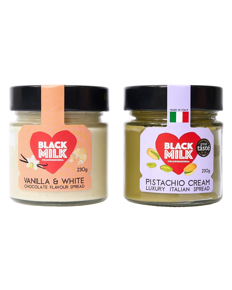 Sweet Spread Duo: Pistachio & White Choc
