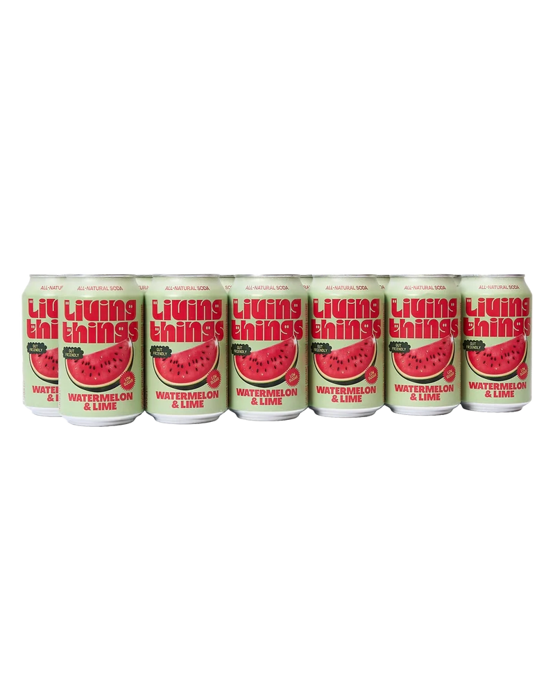Watermelon & Lime Prebiotic Soda (12 Cans)