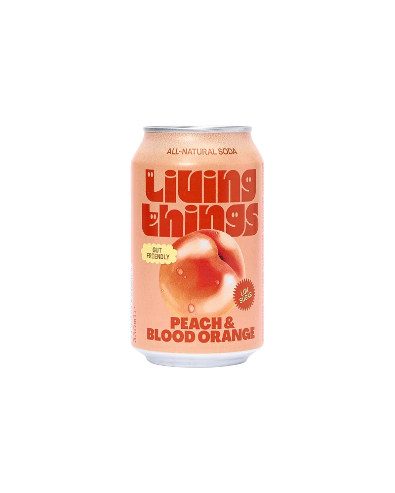 Peach & Blood Orange Prebiotic Soda