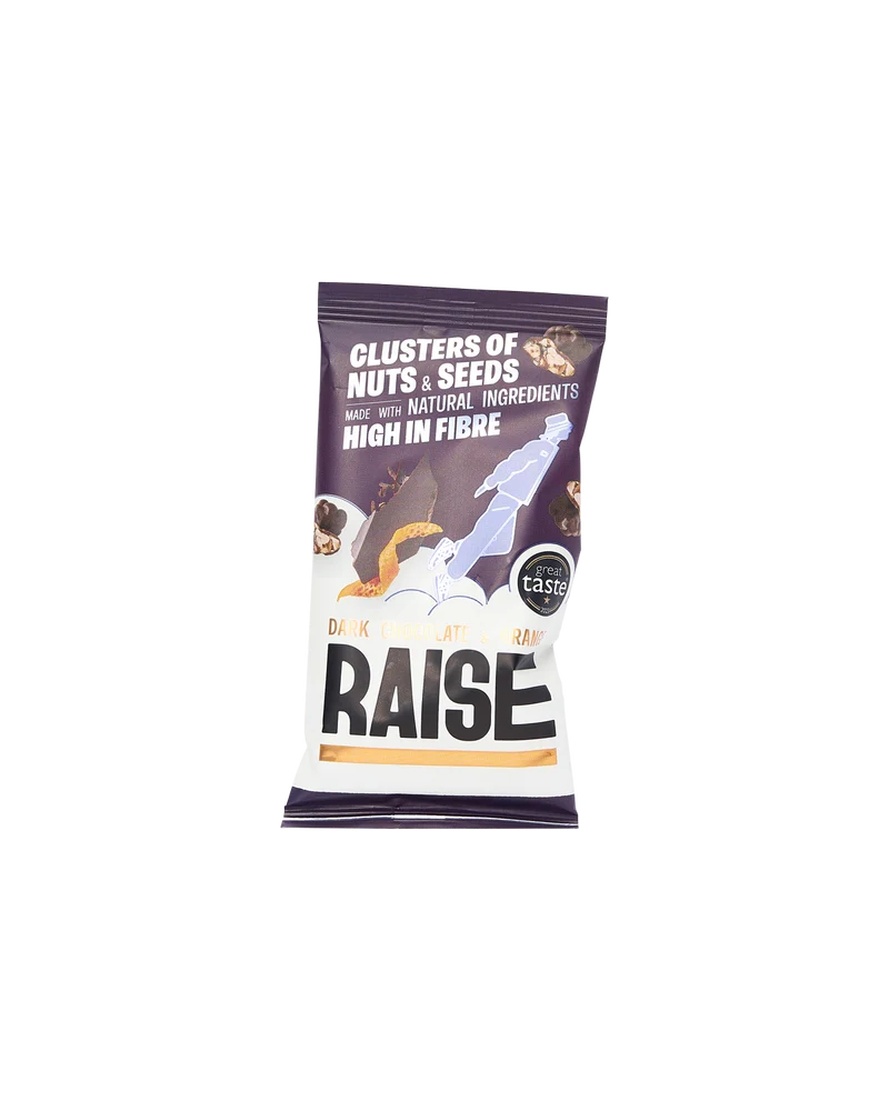 Dark Choc-Orange Nuts & Seed Clusters