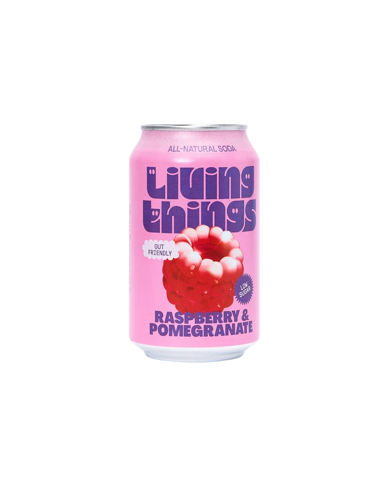 Raspberry & Pomegranate Prebiotic Soda