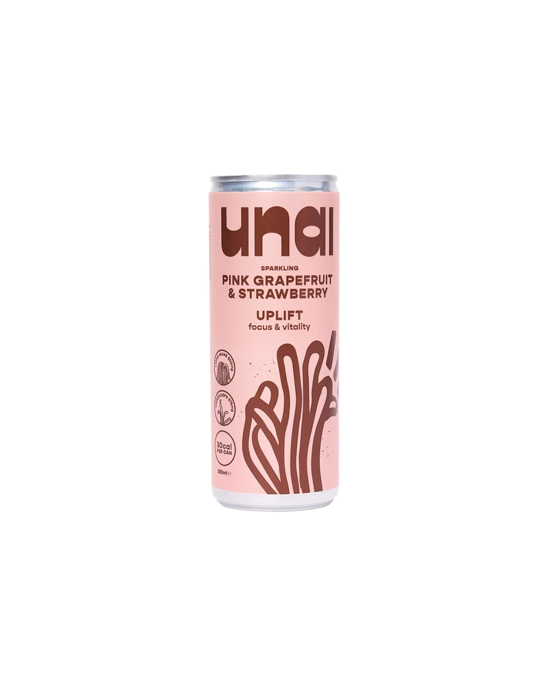 UPLIFT: Grapefruit-Strawberry Adaptogenic Soda