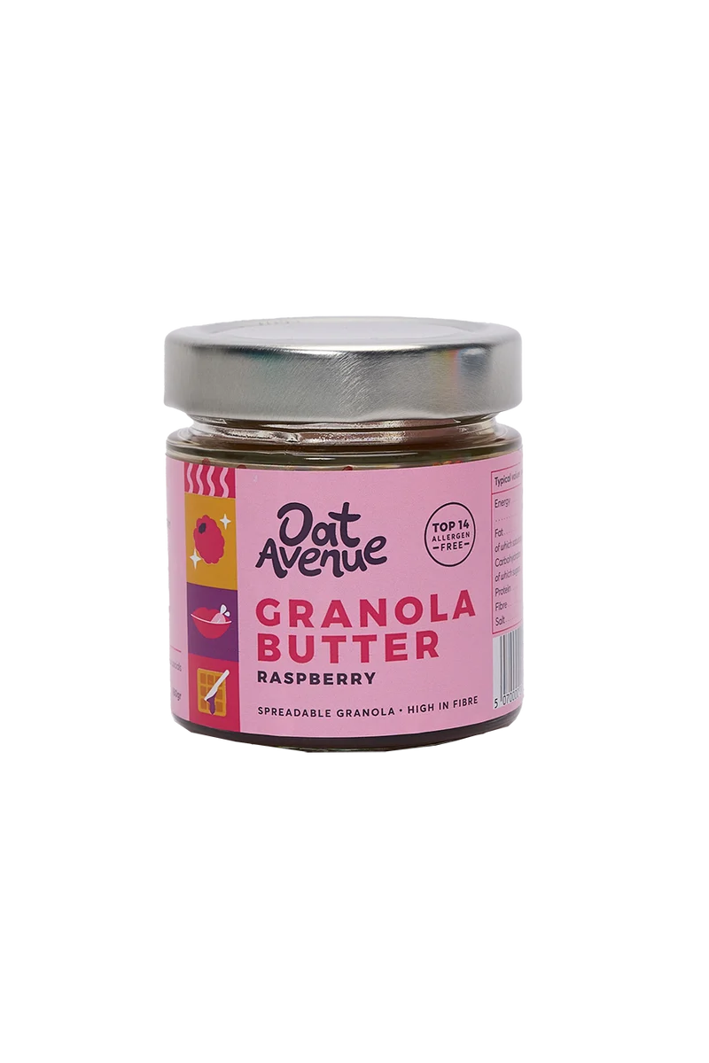 Raspberry Granola butter