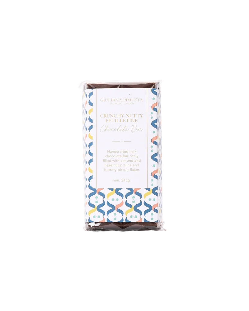 Crunchy Nutty Feuillettine Chocolate Bar