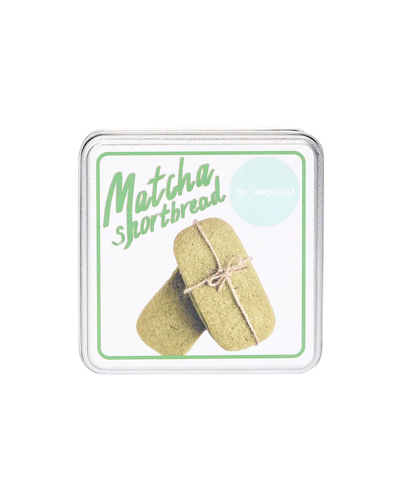 Japanese Matcha Shortbread Biscuit Tin