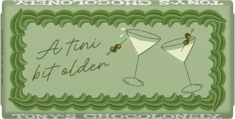 gepersonaliseerd 'a tini bit older'