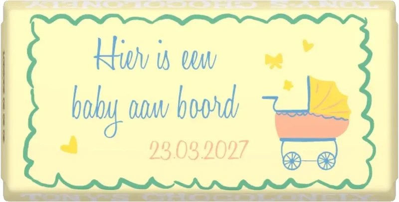 gepersonaliseerd baby aan boord