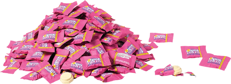 Tiny Tony’s wit framboos knettersuiker