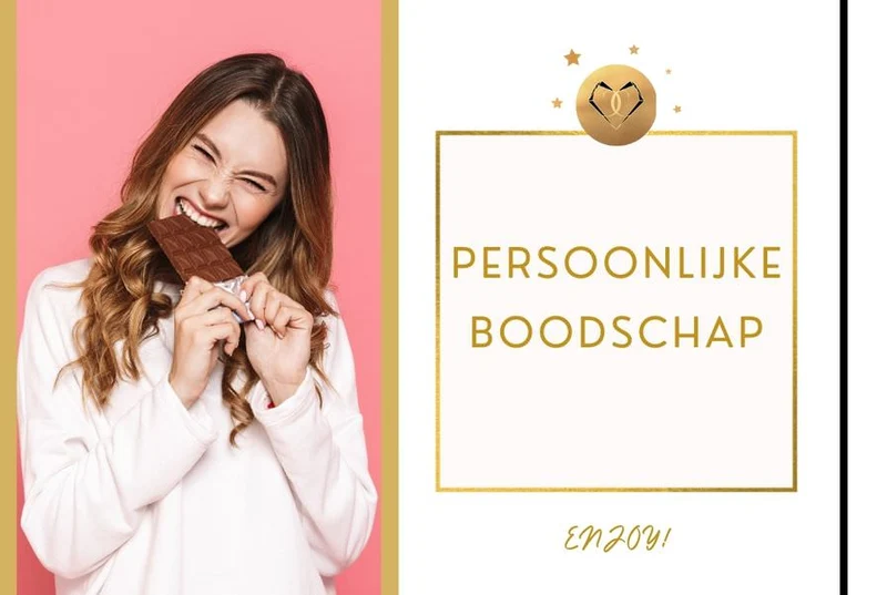 Kaart met persoonlijke boodschap