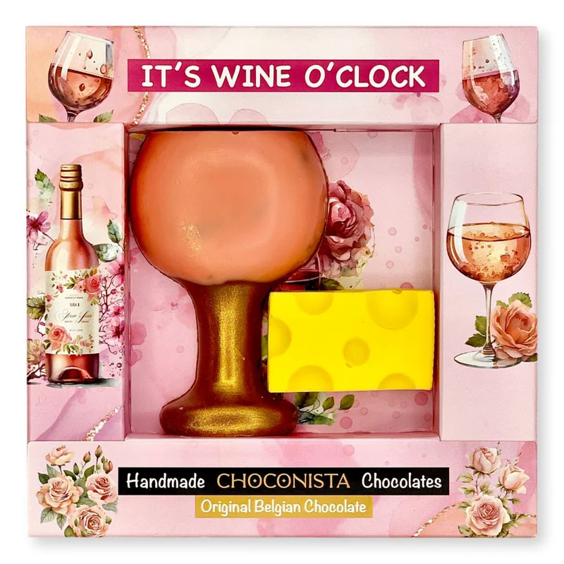 Chocolade Wijnglas met Kaas