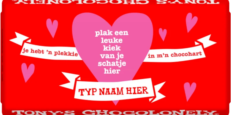 gepersonaliseerd chocohart