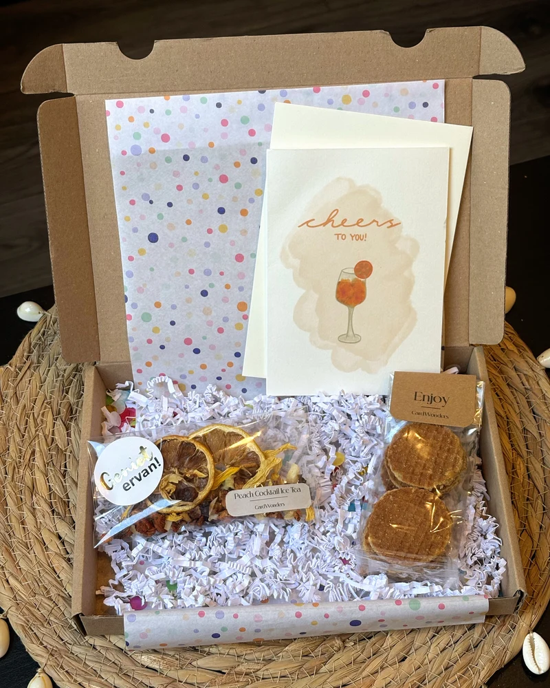 Verjaardag Cadeaupakket Zomerse Ijsthee