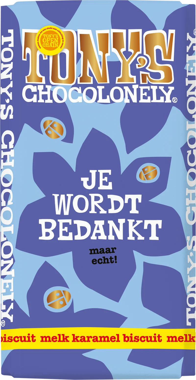 bedankt - melk karamel biscuit