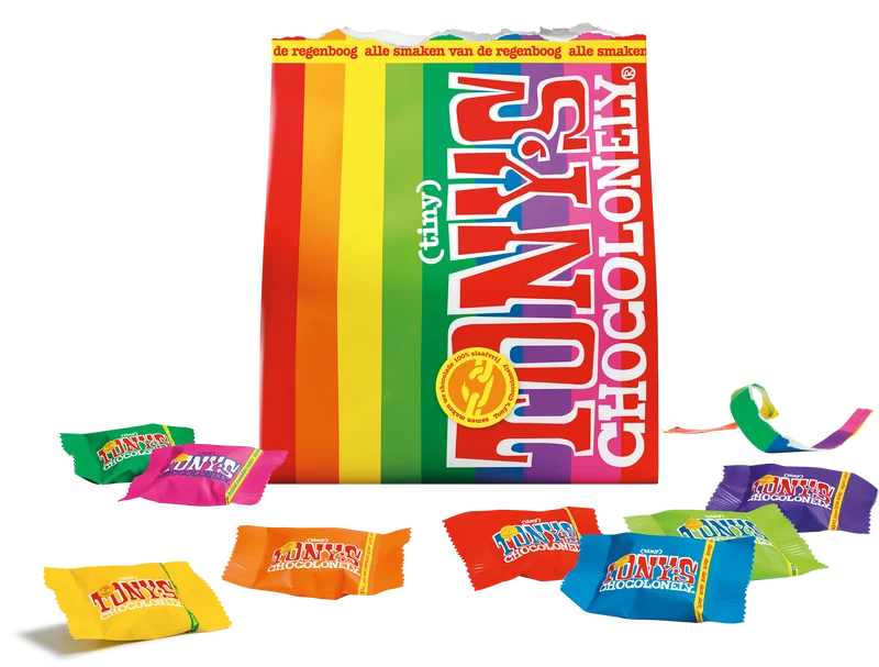 Tiny Tony’s regenboog zak