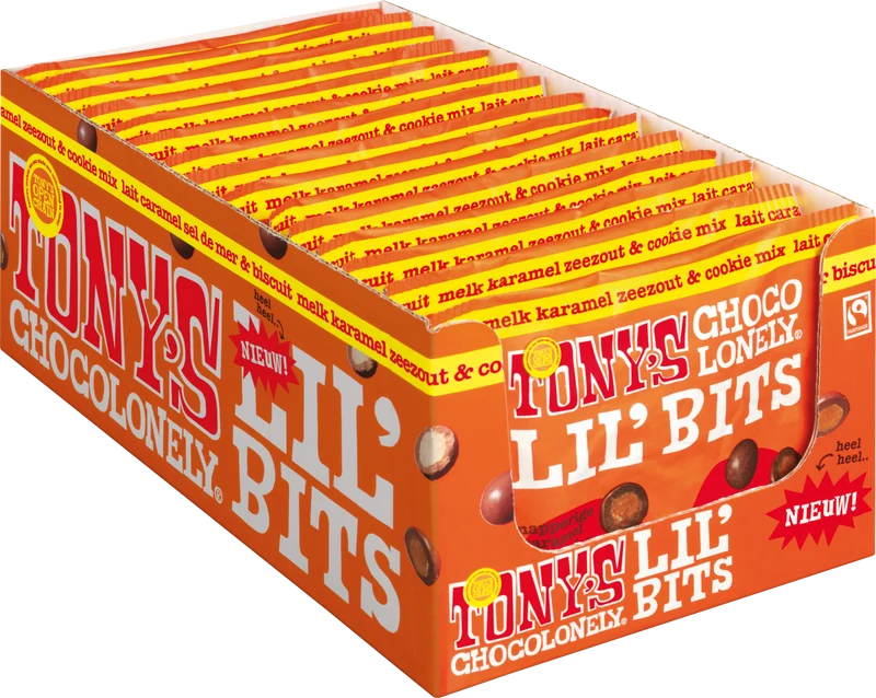 Lil'bits melk karamel zeezout & cookie mix