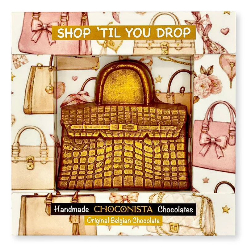 Chocolade Handtas 'Shop 'til You Drop'