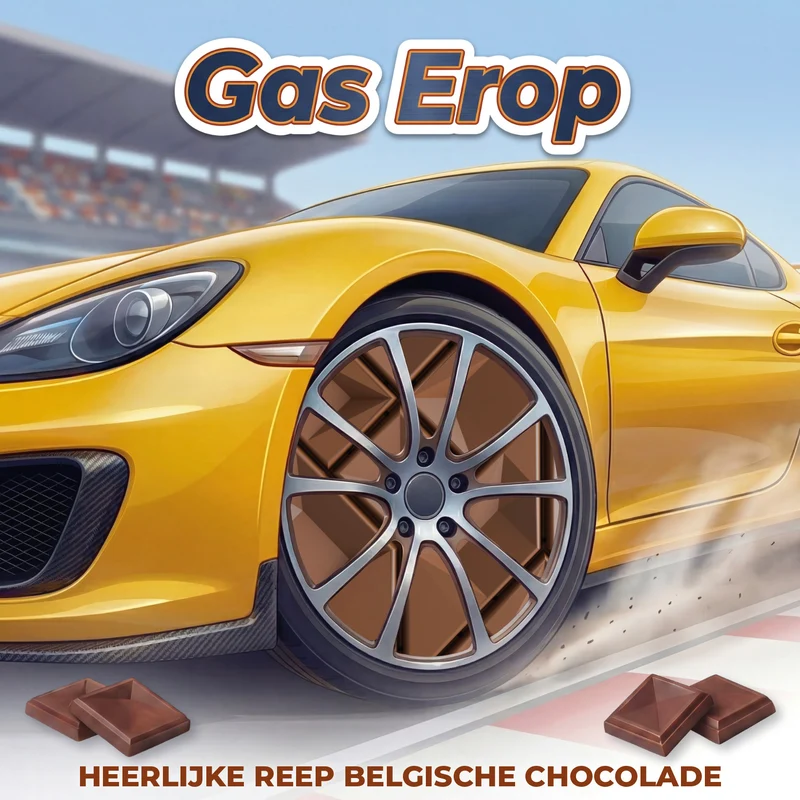 Chocolade Reep kaart Gas Erop