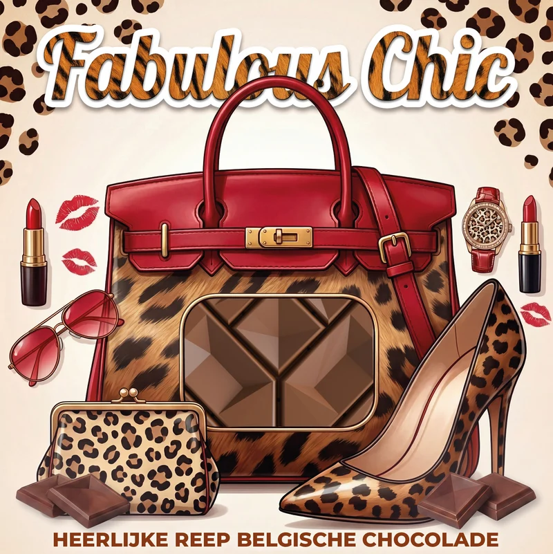 Chocolade Reep Kaart Fabulous Chic