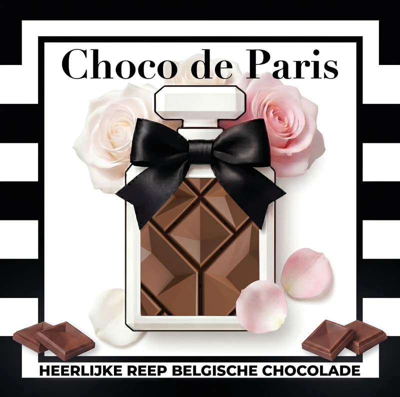 Chocolade Reep Kaart Choco de Paris