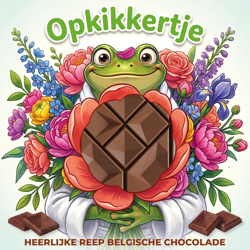 Chocolade Reep Kaart Opkikkertje