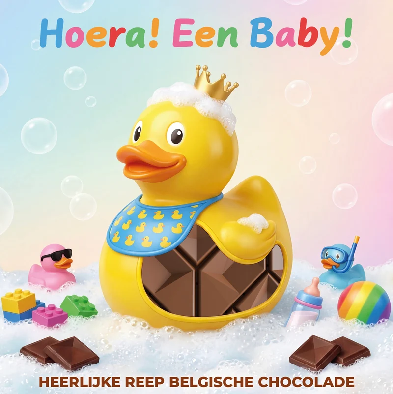 Chocolade Reep Kaart Hoera Een Baby