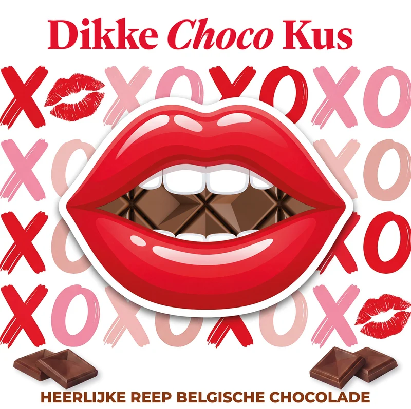 Chocolade Reep Kaart Dikke Choco Kus