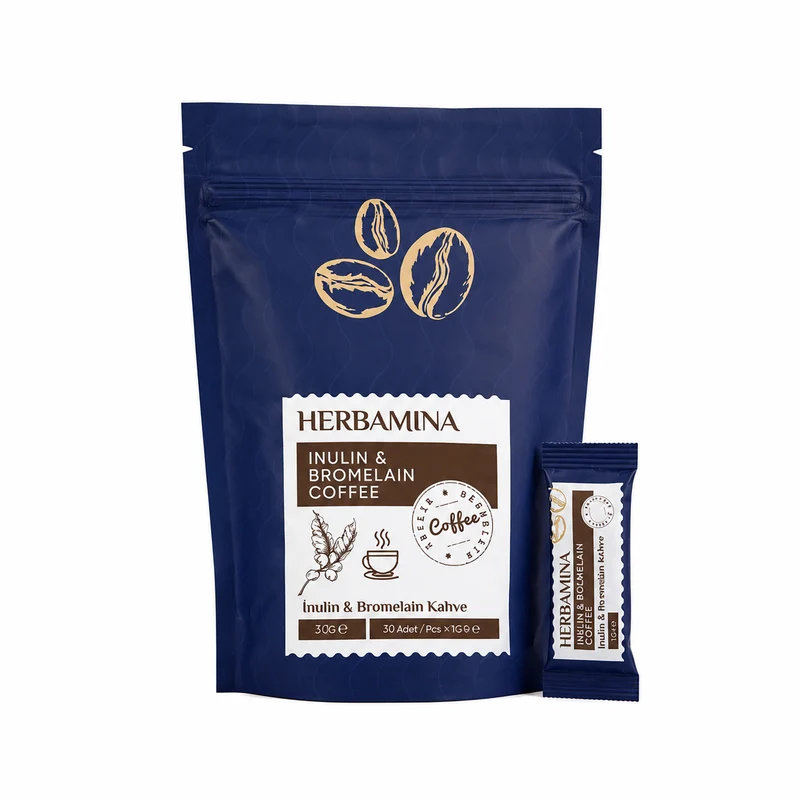 Herbamina Inulin & Bromelain Coffee