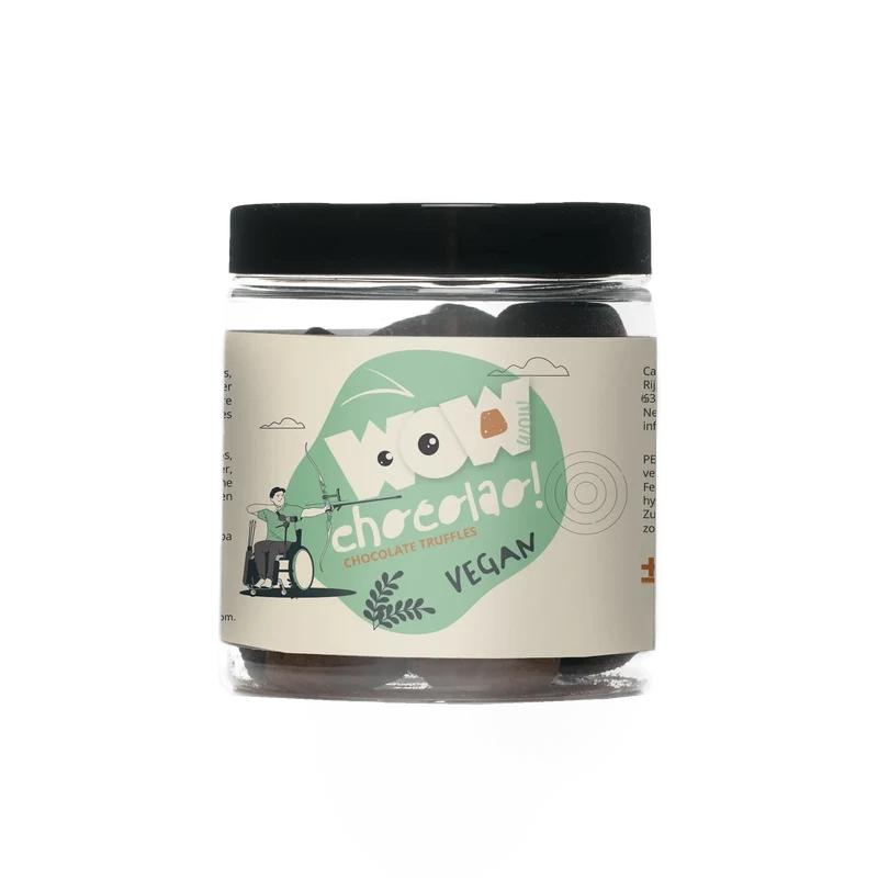 Vegan Chocolate Truffles - Paralympics Gifting Jar 130g